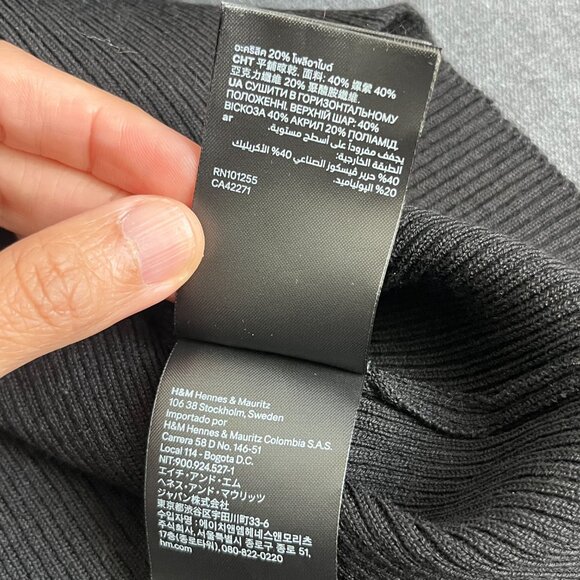 H&M Divded Ribbed Turtle Neck Top - Picture 5 of 6